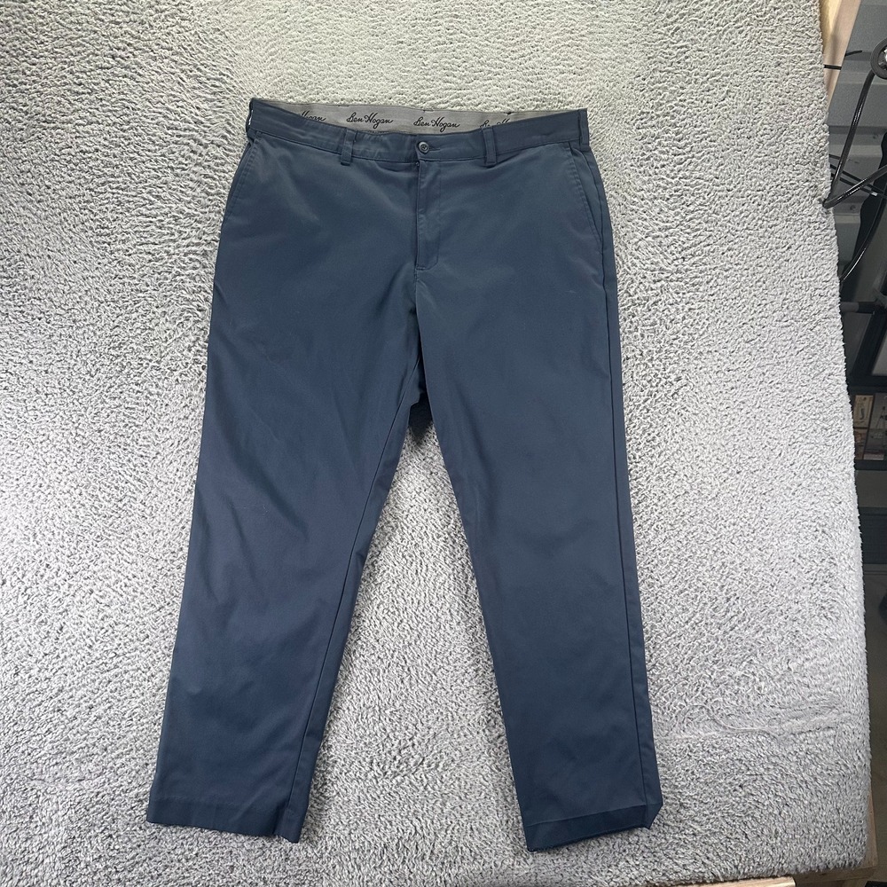 Ben Hogan Pant Mens 38x28 Blue Polyester Golf Straight Leg Performance Sports